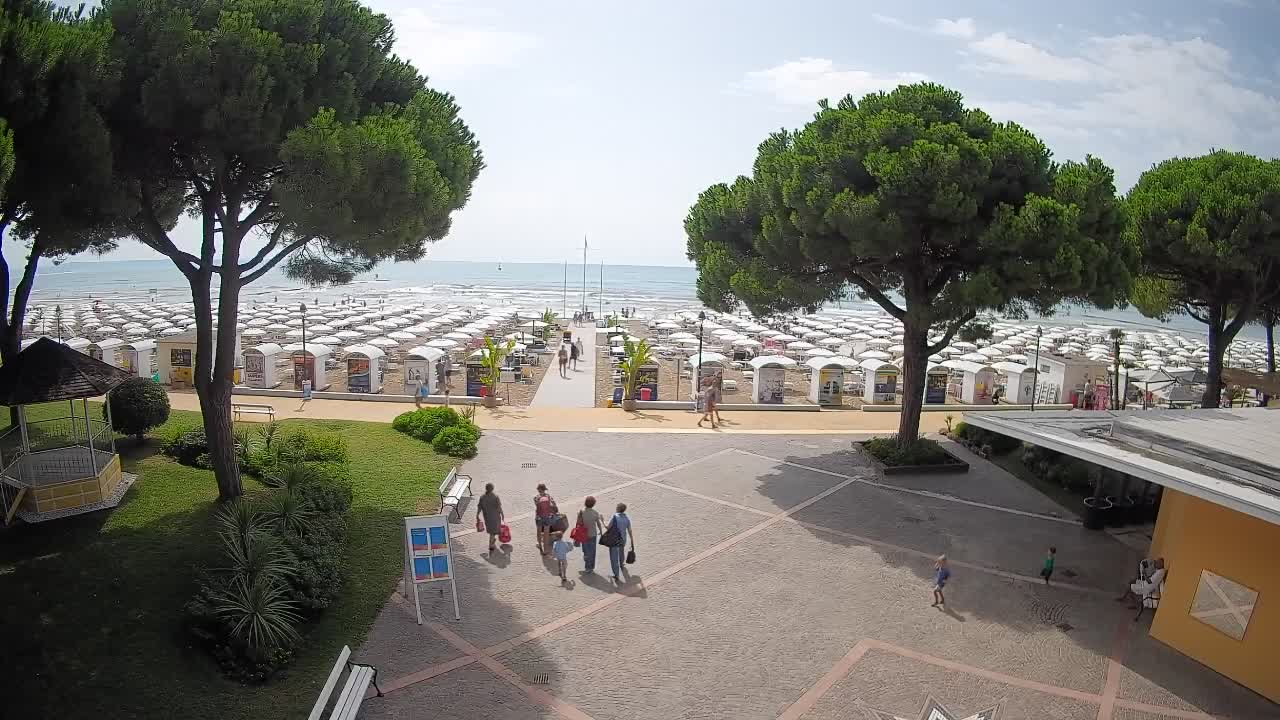 Webcam de Grado – Entrada de la playa (Lido di Grado)