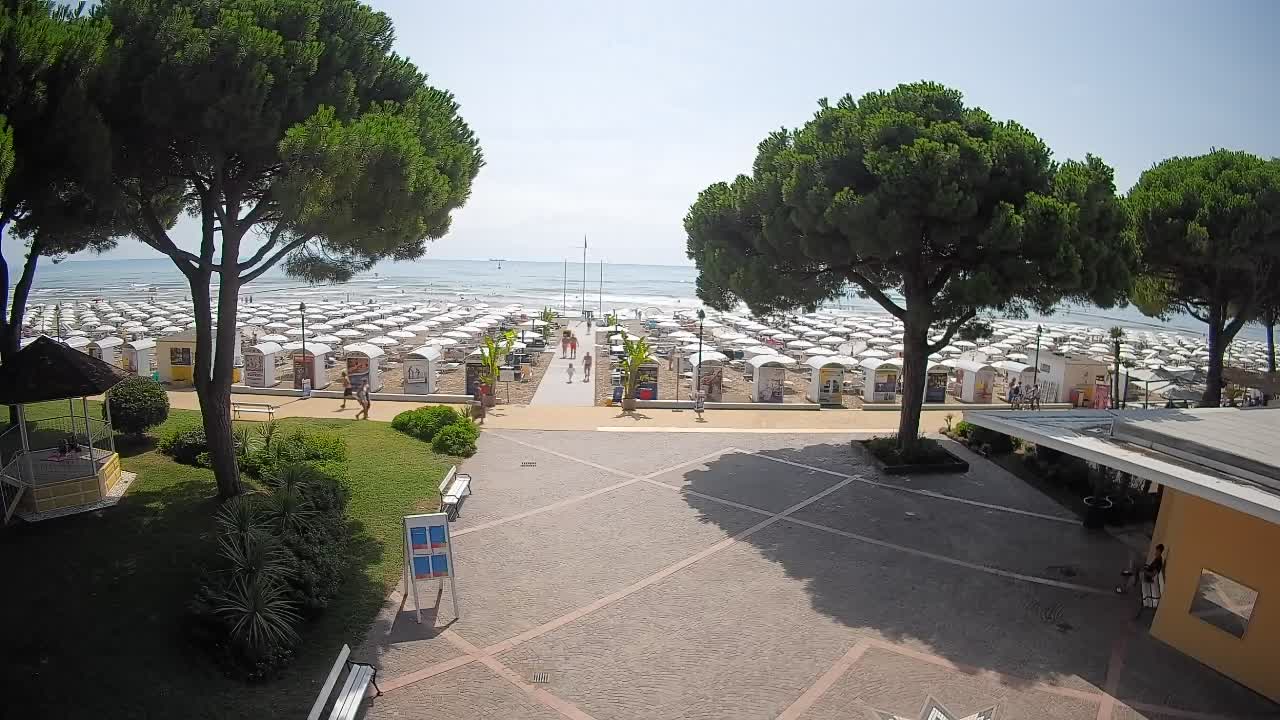 Spletna kamera Gradež (Grado) – Vhod na plažo