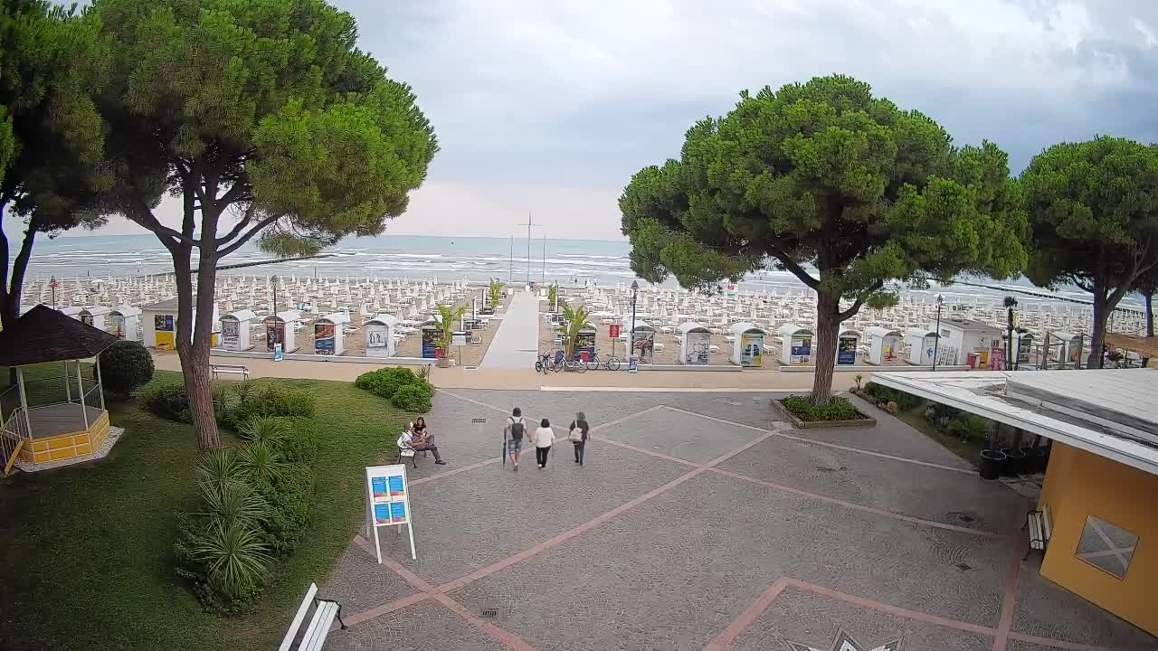 Webcam de Grado – Entrada de la playa (Lido di Grado)