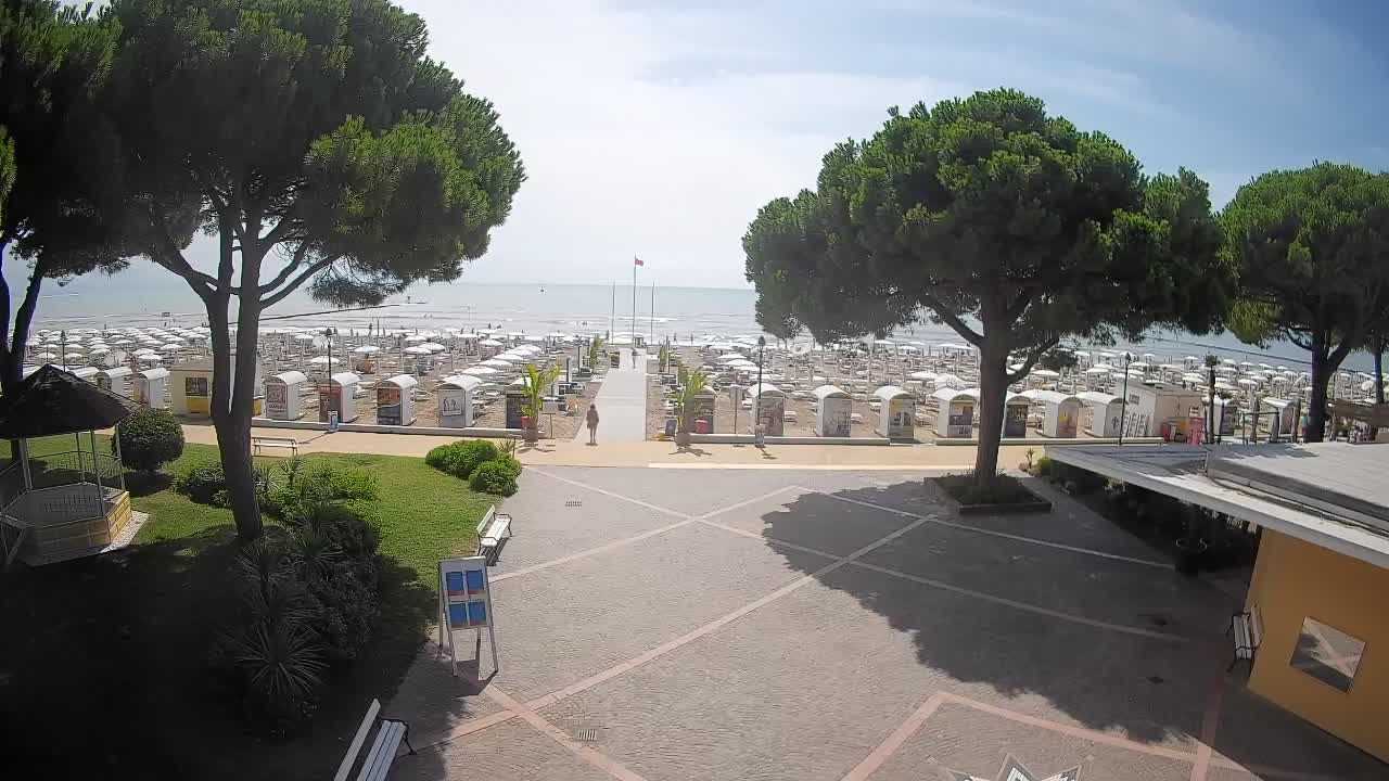 Spletna kamera Gradež (Grado) – Vhod na plažo