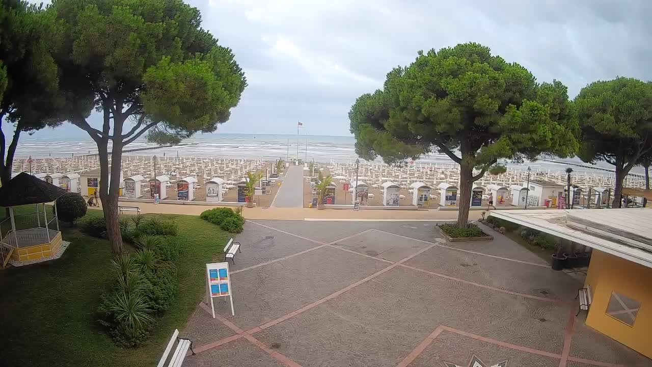 Grado Strand Eingang | Live-Ansicht der Küste