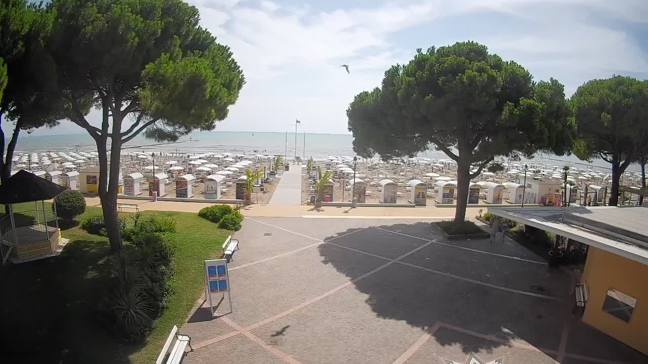 Entrée Plage Grado | Vue en Direct sur le Littoral