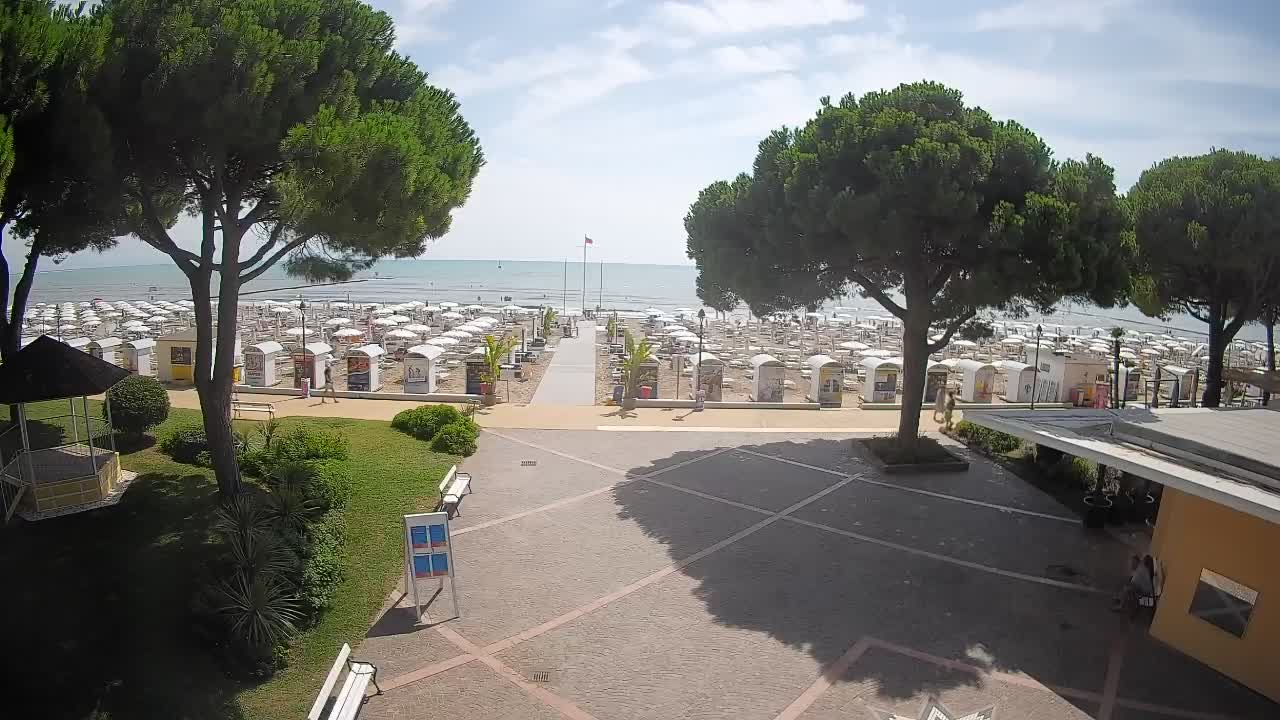 Webcam de Grado – Entrada de la playa (Lido di Grado)
