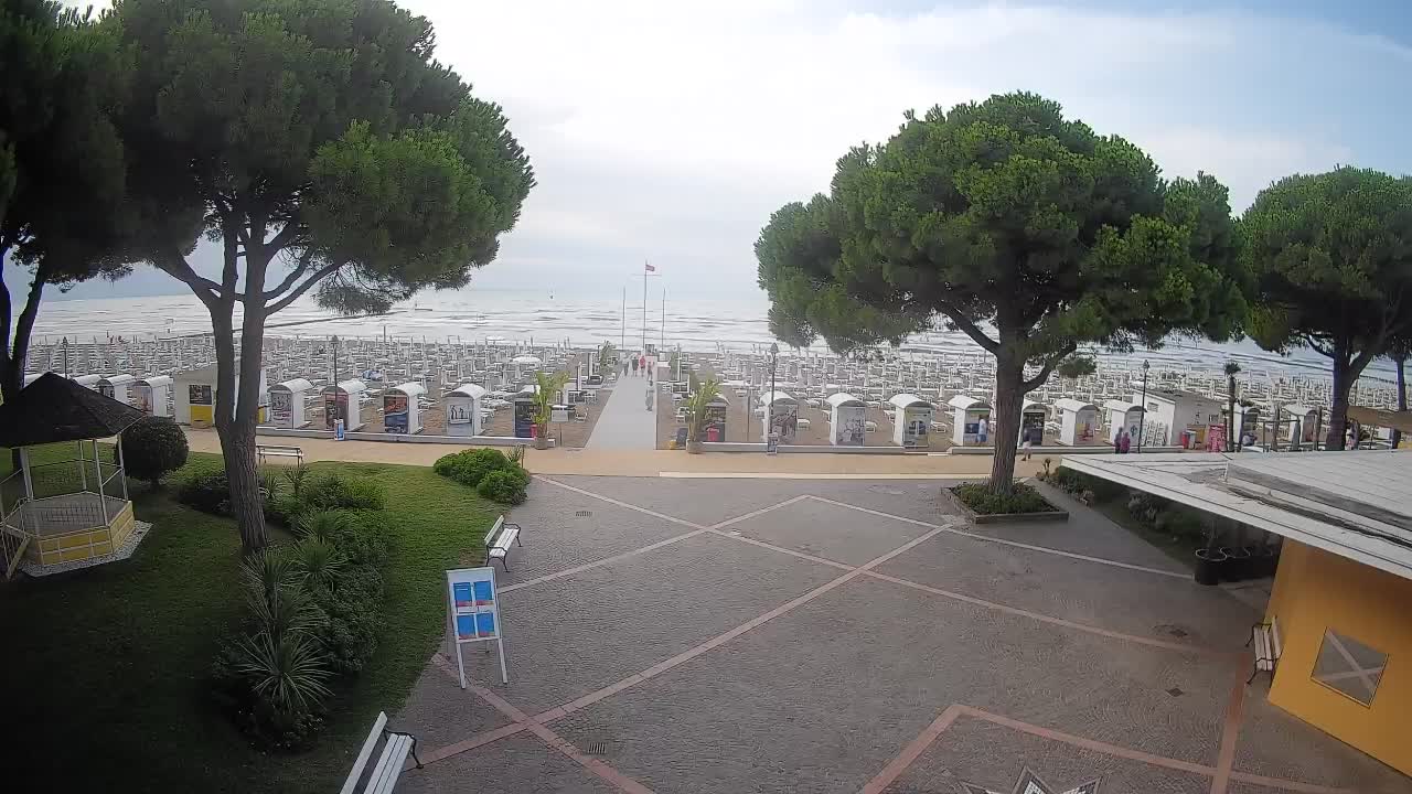 Spletna kamera Gradež (Grado) – Vhod na plažo