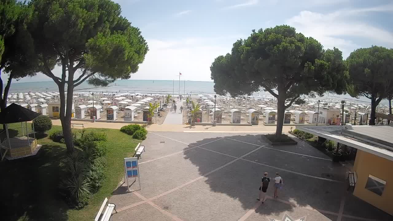 Entrée Plage Grado | Vue en Direct sur le Littoral