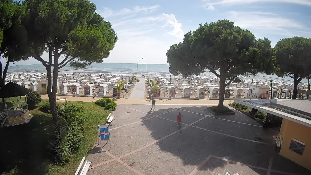 Grado Strand Eingang | Live-Ansicht der Küste