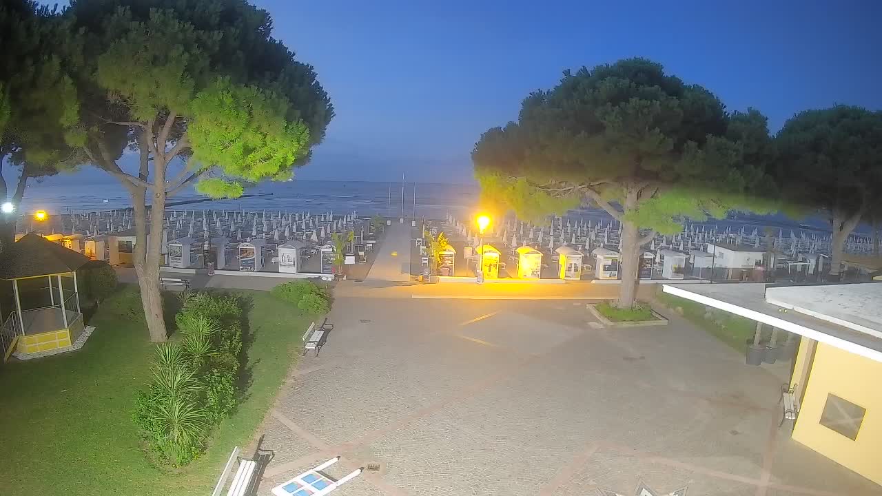 Spletna kamera Gradež (Grado) – Vhod na plažo