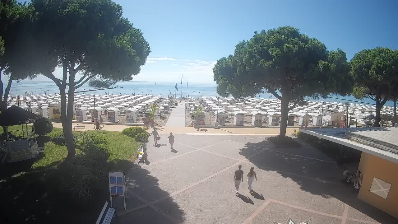 Spletna kamera Gradež (Grado) – Vhod na plažo