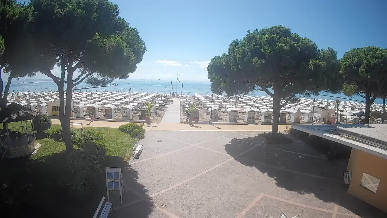 Webcam de Grado – Entrada de la playa (Lido di Grado)