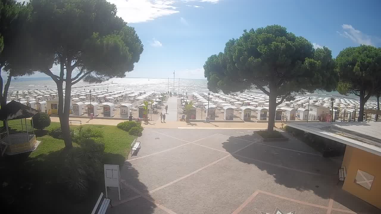 Spletna kamera Gradež (Grado) – Vhod na plažo