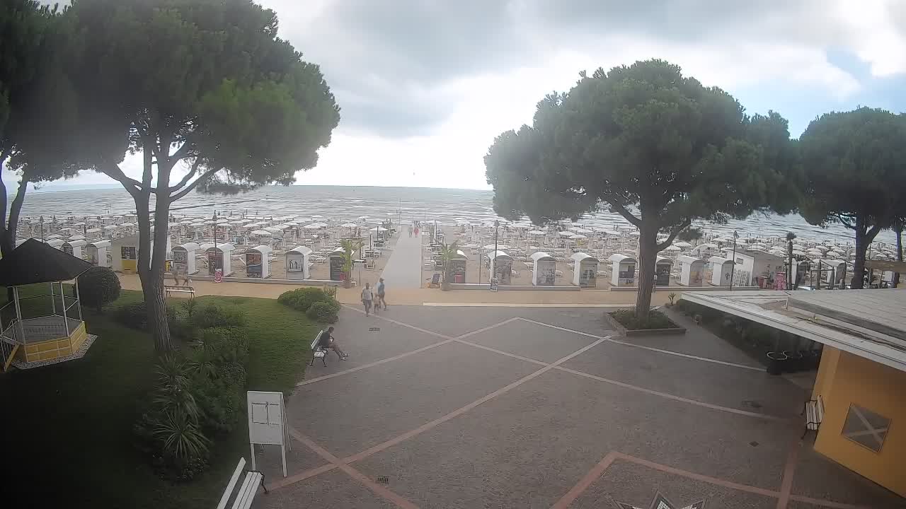 Webcam de Grado – Entrada de la playa (Lido di Grado)