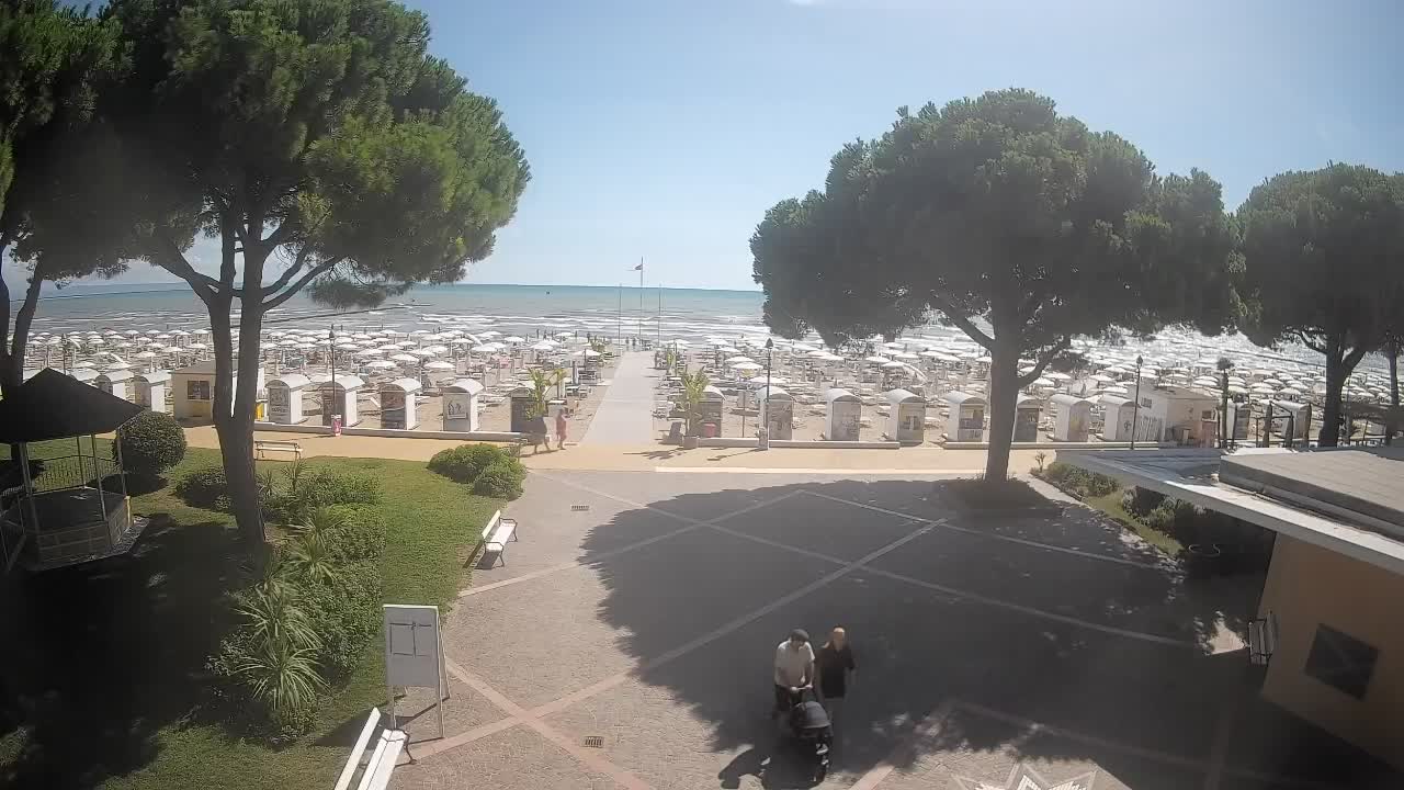 Webcam de Grado – Entrada de la playa (Lido di Grado)