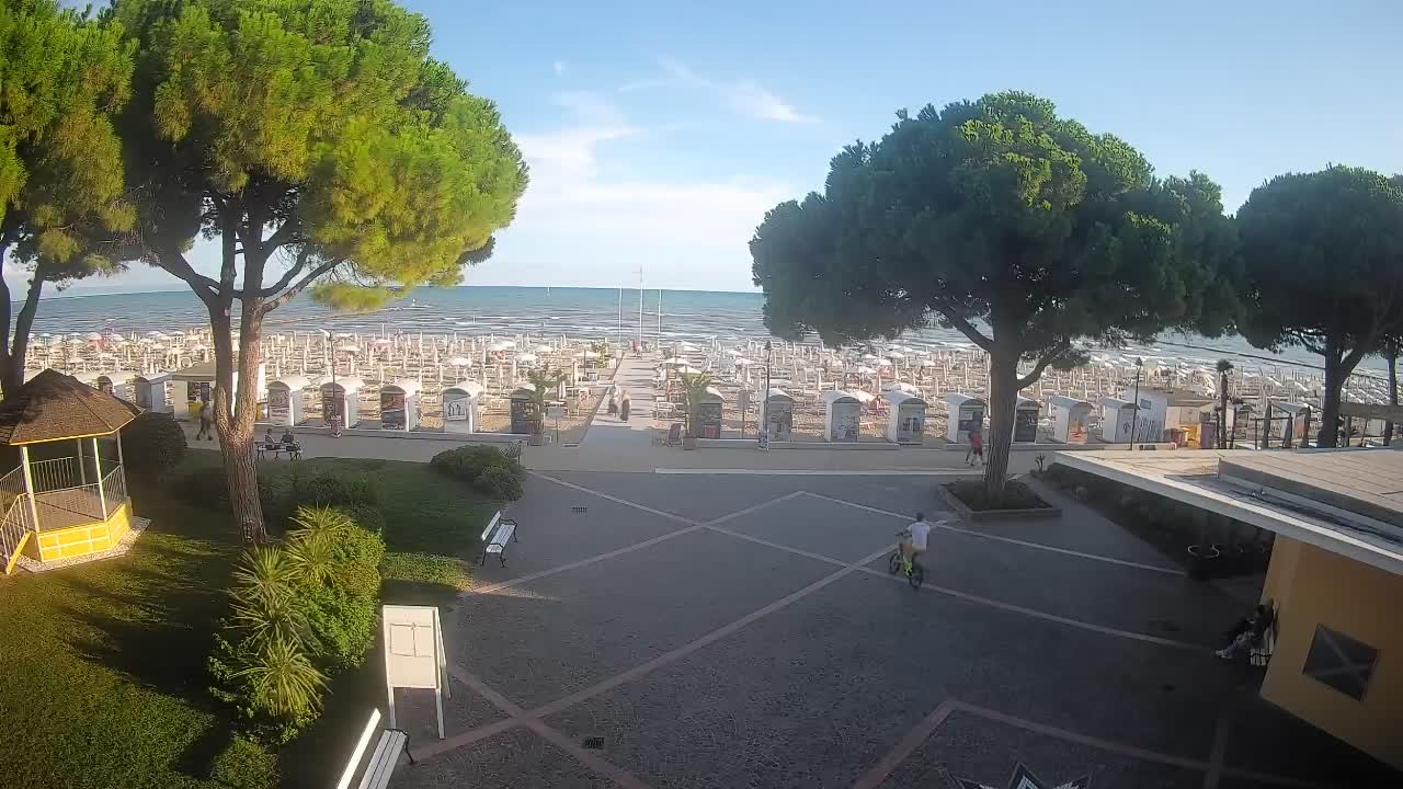 Webcam de Grado – Entrada de la playa (Lido di Grado)
