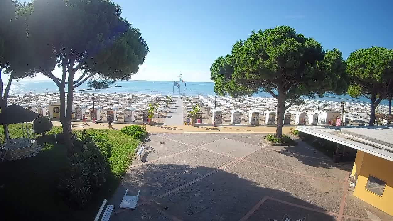 Web kamera Grado – Ulaz na plažu (Lido di Grado)