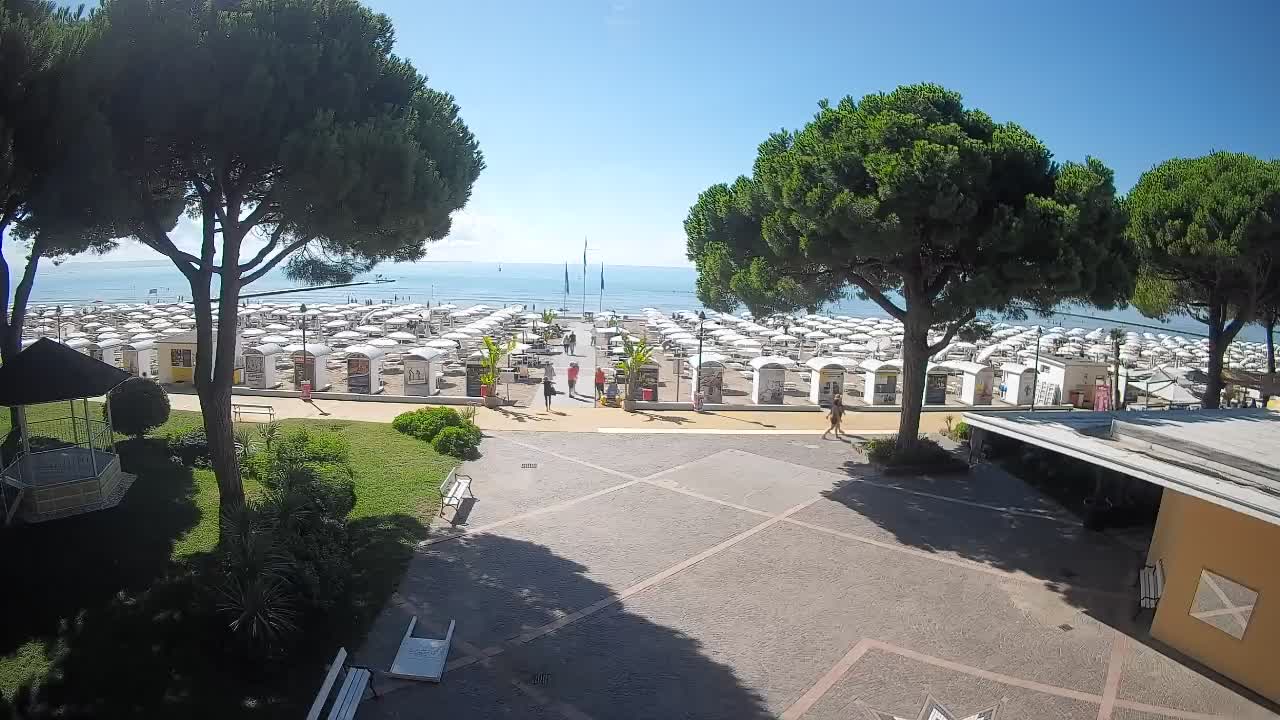 Spletna kamera Gradež (Grado) – Vhod na plažo