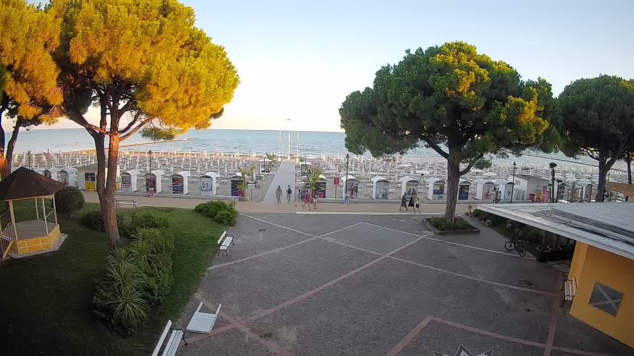 Webcam Grado – Entrée de la plage (Lido di Grado)