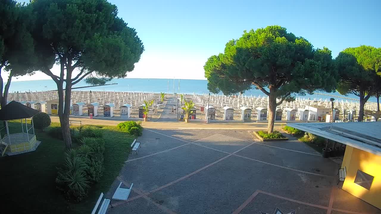 Web kamera Grado – Ulaz na plažu (Lido di Grado)