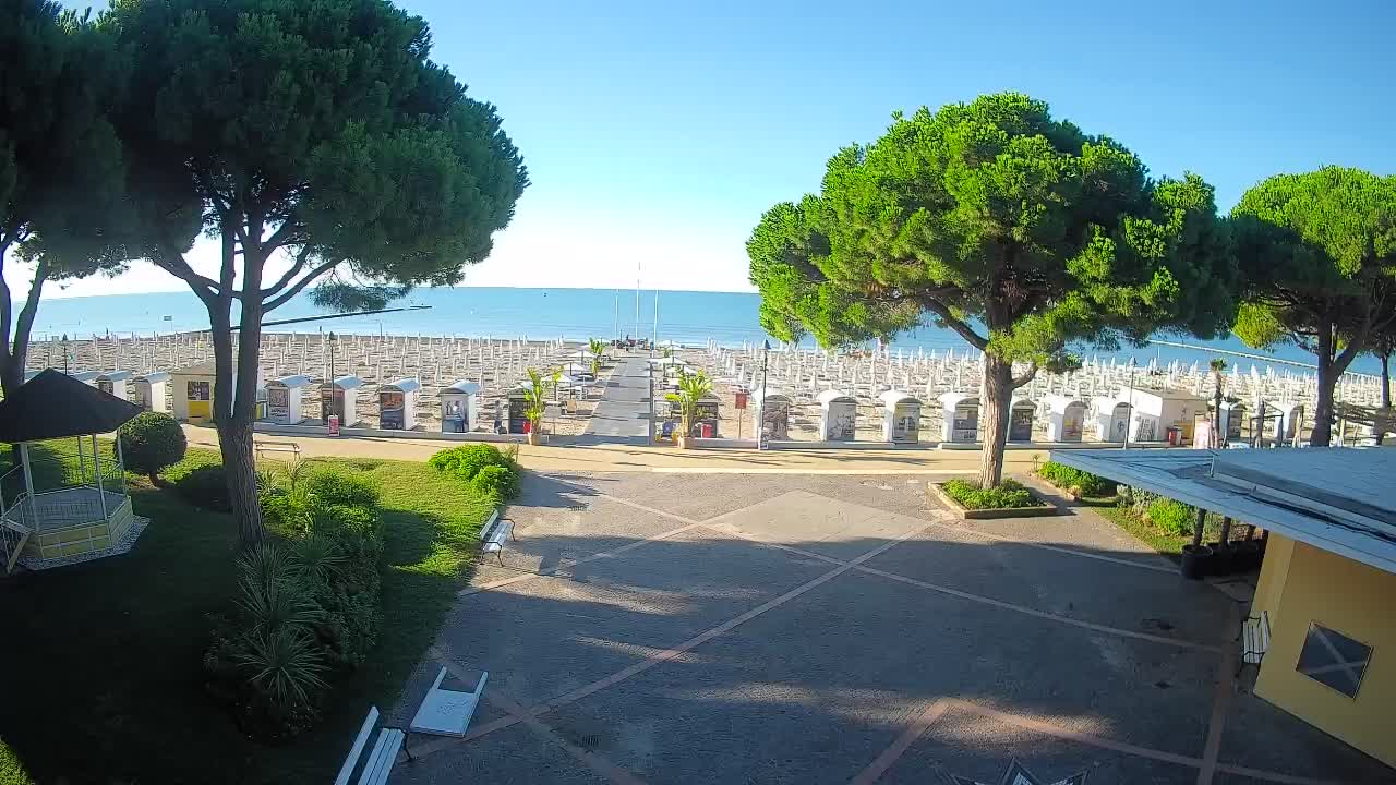 Webcam Grado – Entrée de la plage (Lido di Grado)