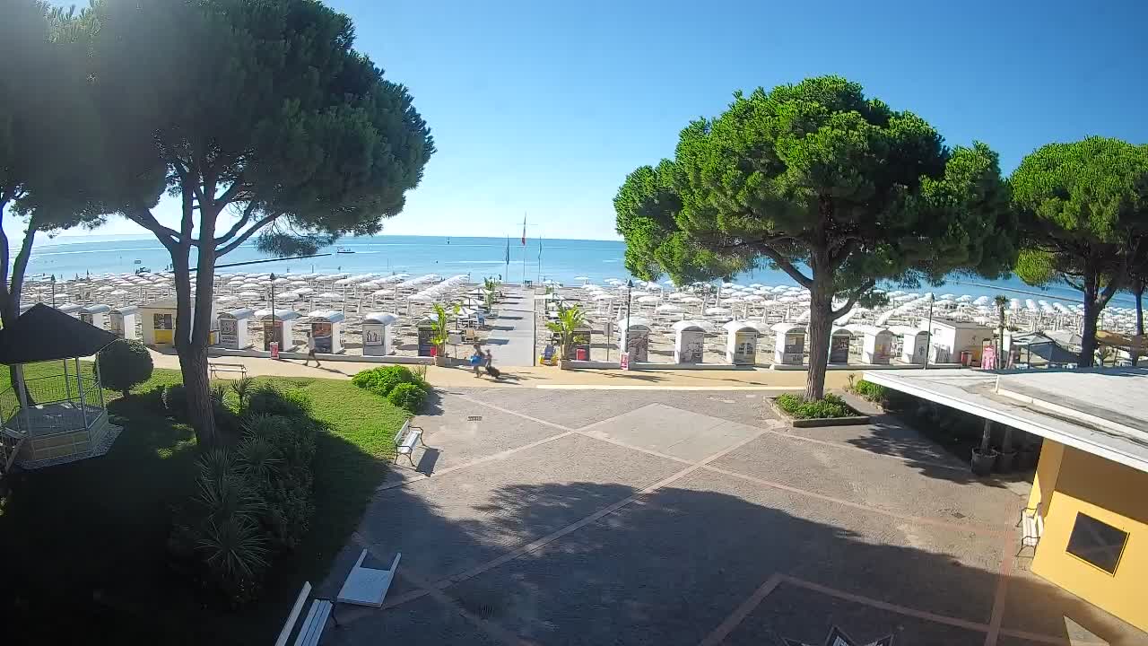 Spletna kamera Gradež (Grado) – Vhod na plažo