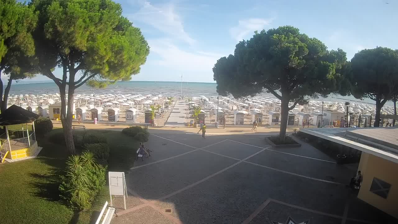 Grado Webcam – Strandzugang am Lido di Grado