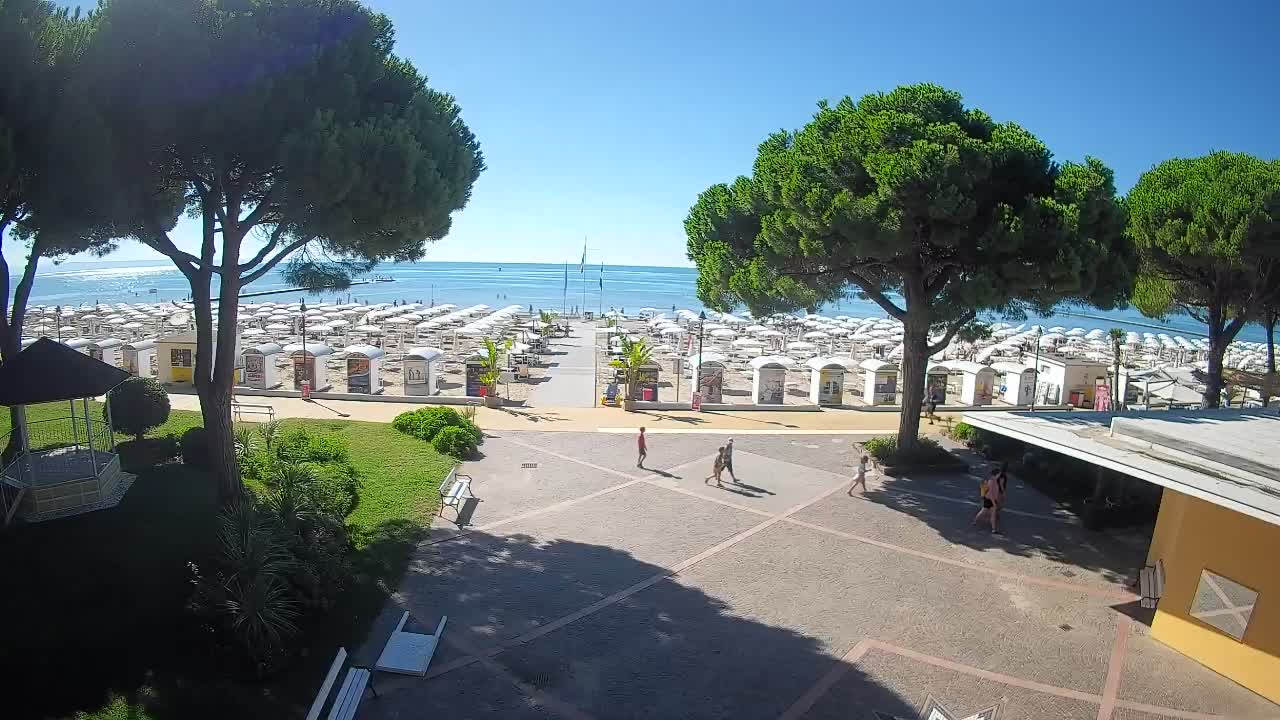 Webcam de Grado – Entrada de la playa (Lido di Grado)