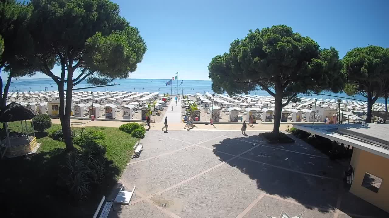 Spletna kamera Gradež (Grado) – Vhod na plažo
