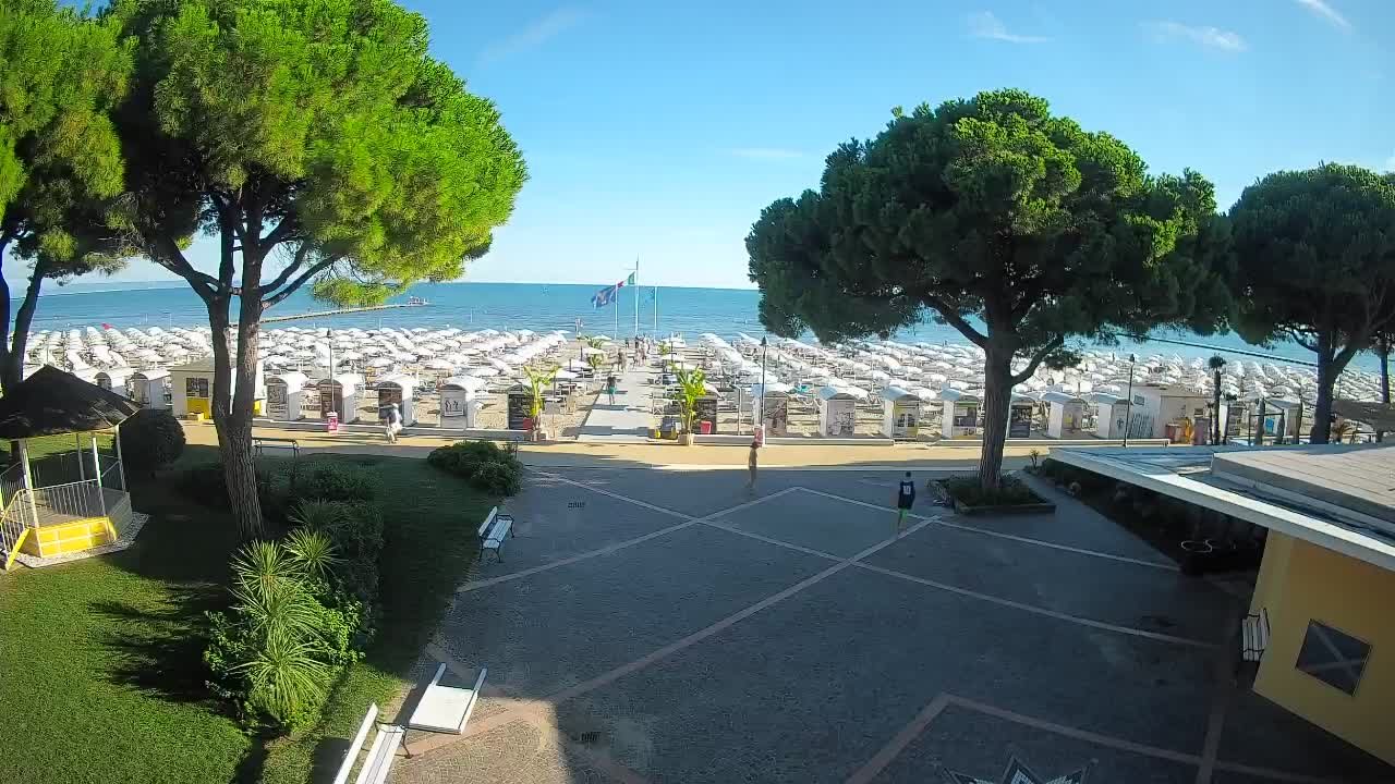 Grado Webcam – Strandzugang am Lido di Grado