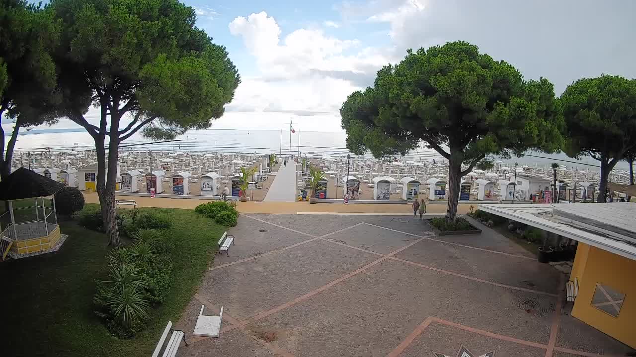 Webcam de Grado – Entrada de la playa (Lido di Grado)