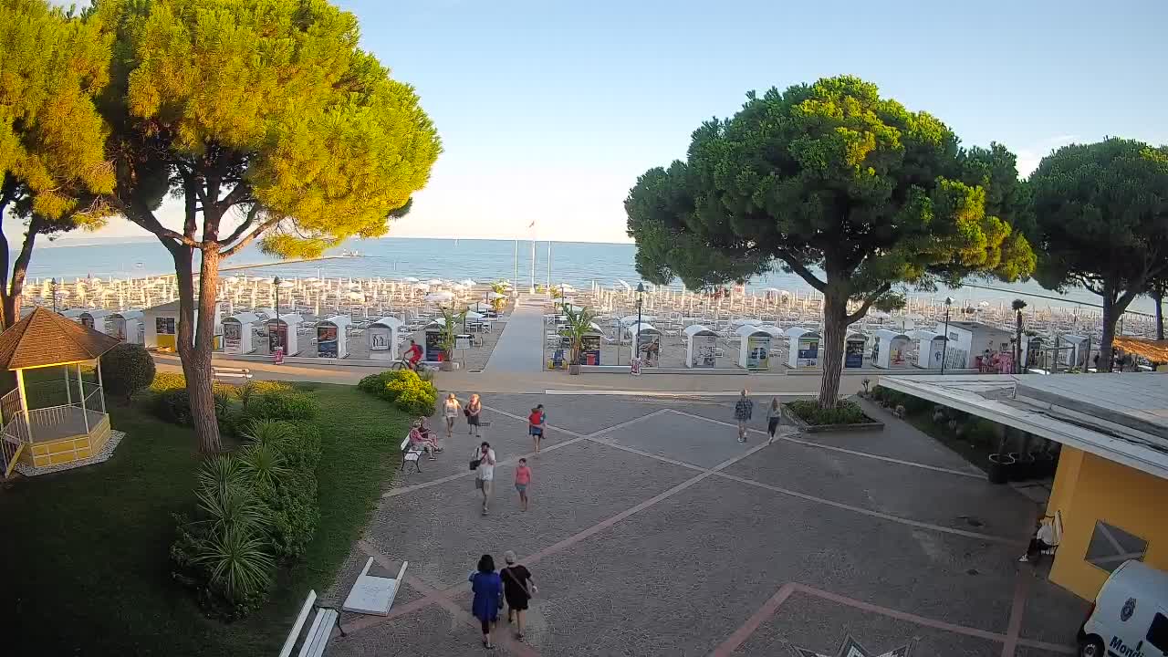 Spletna kamera Gradež (Grado) – Vhod na plažo