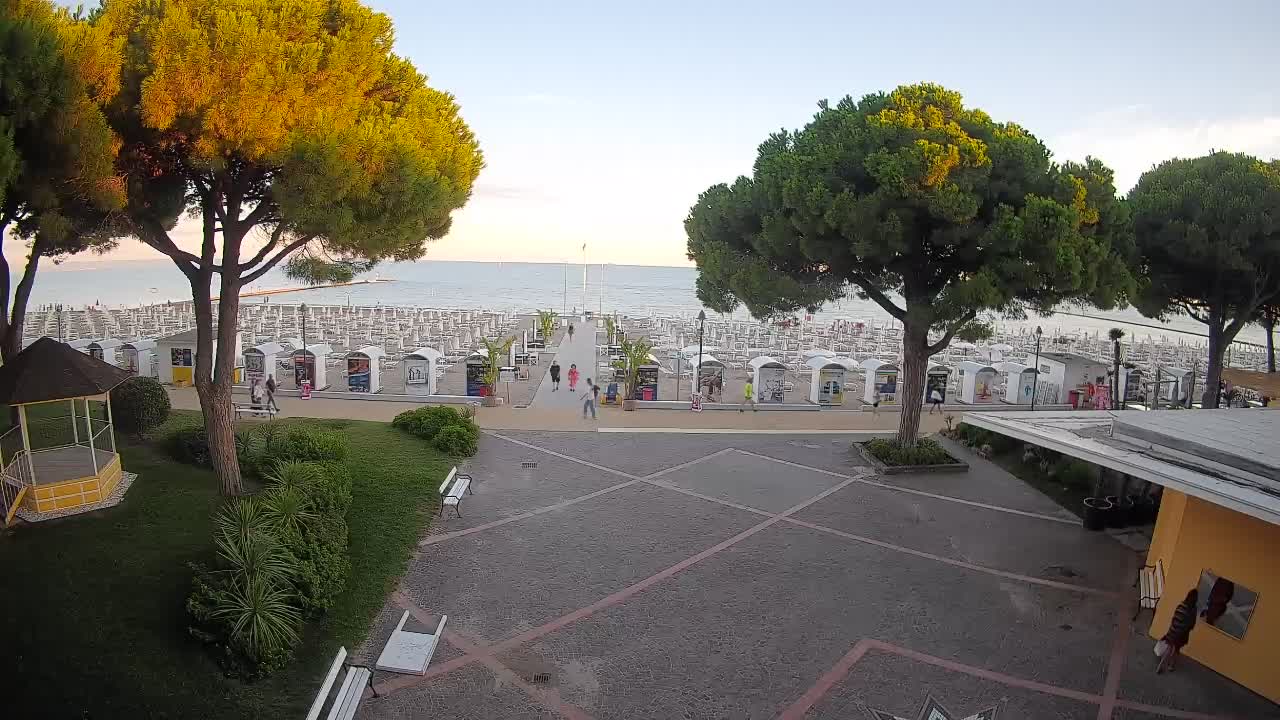 Spletna kamera Gradež (Grado) – Vhod na plažo