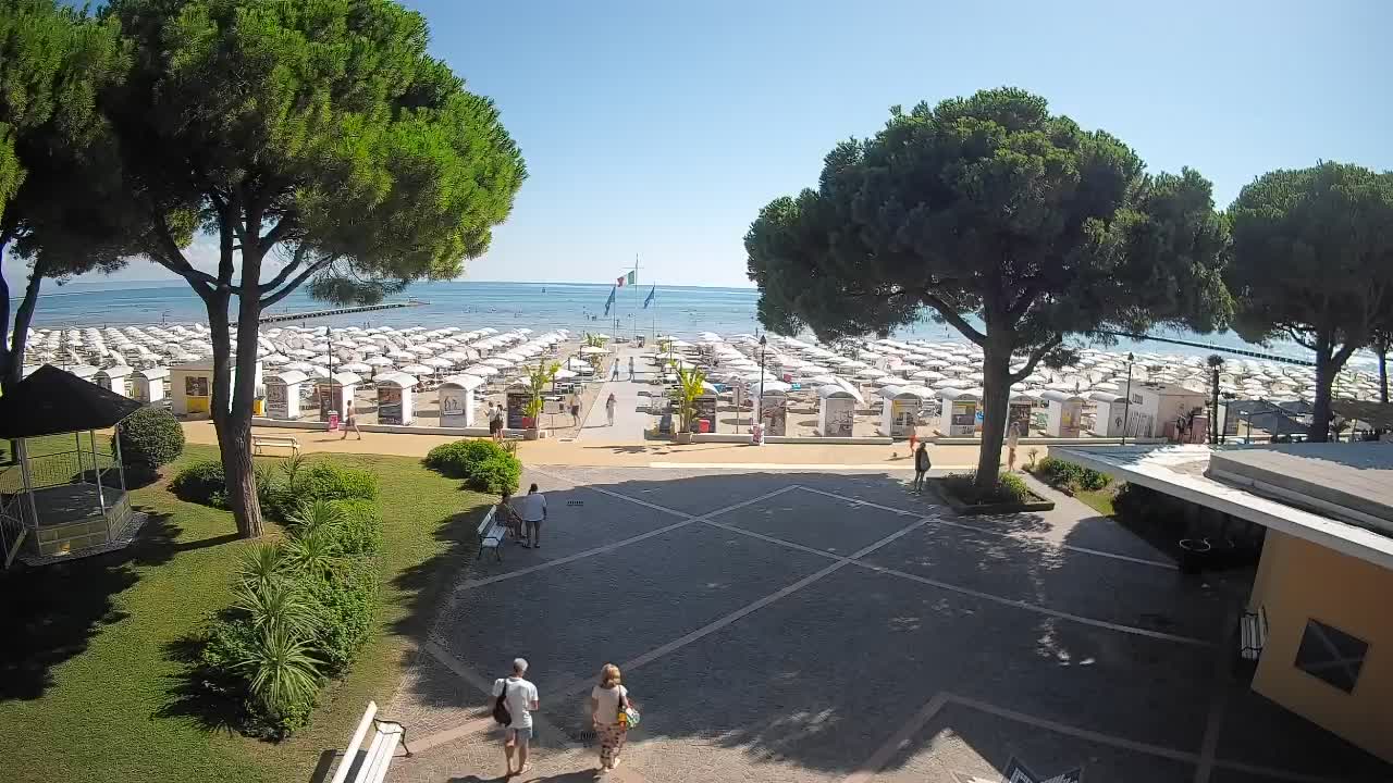Webcam de Grado – Entrada de la playa (Lido di Grado)