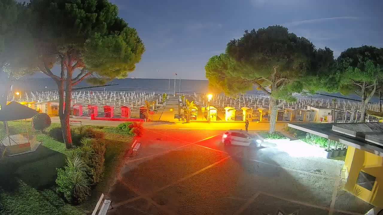 Entrée Plage Grado | Vue en Direct sur le Littoral