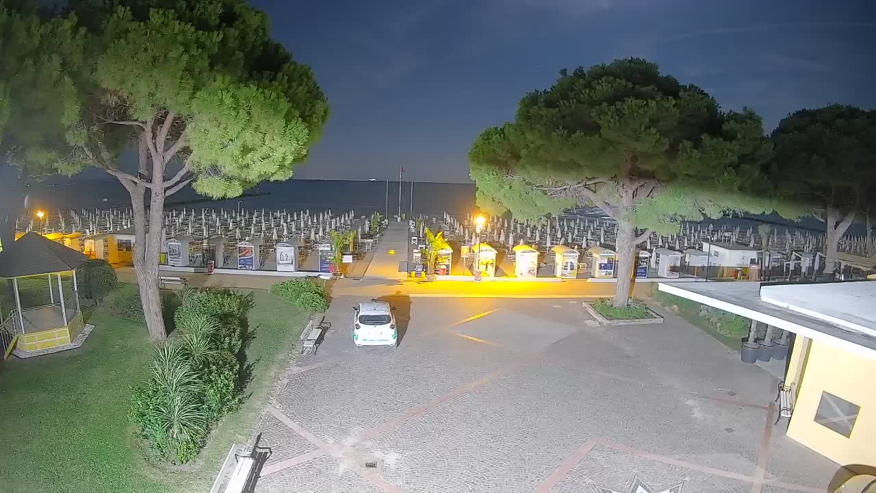 Entrée Plage Grado | Vue en Direct sur le Littoral