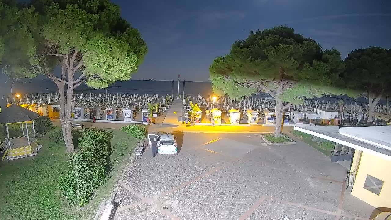 Grado Strand Eingang | Live-Ansicht der Küste
