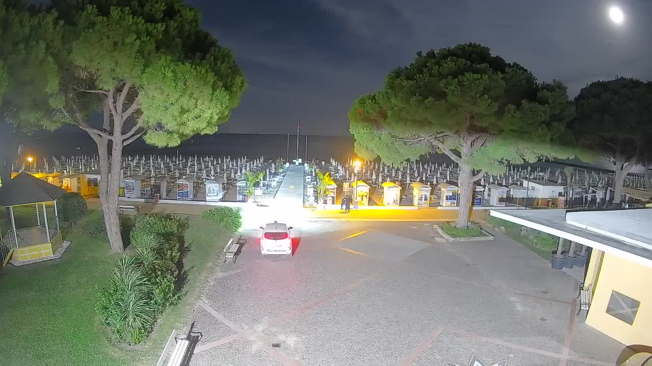 Entrée Plage Grado | Vue en Direct sur le Littoral