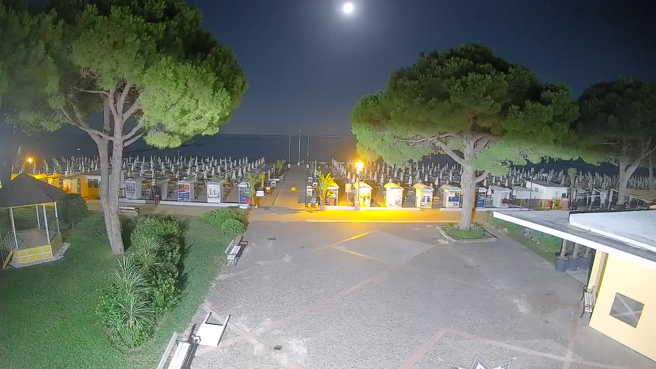 Entrée Plage Grado | Vue en Direct sur le Littoral