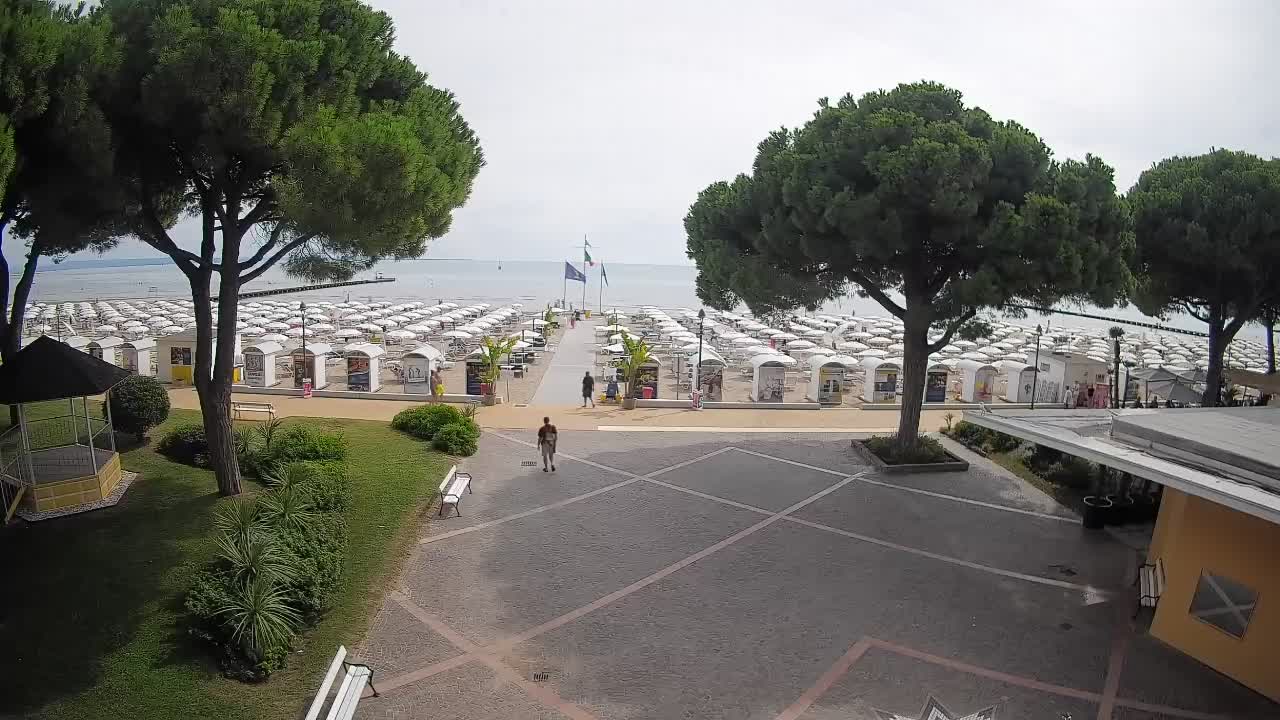 Spletna kamera Gradež (Grado) – Vhod na plažo