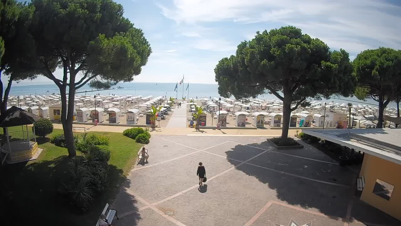 Webcam de Grado – Entrada de la playa (Lido di Grado)