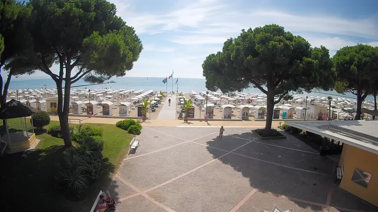 Spletna kamera Gradež (Grado) – Vhod na plažo