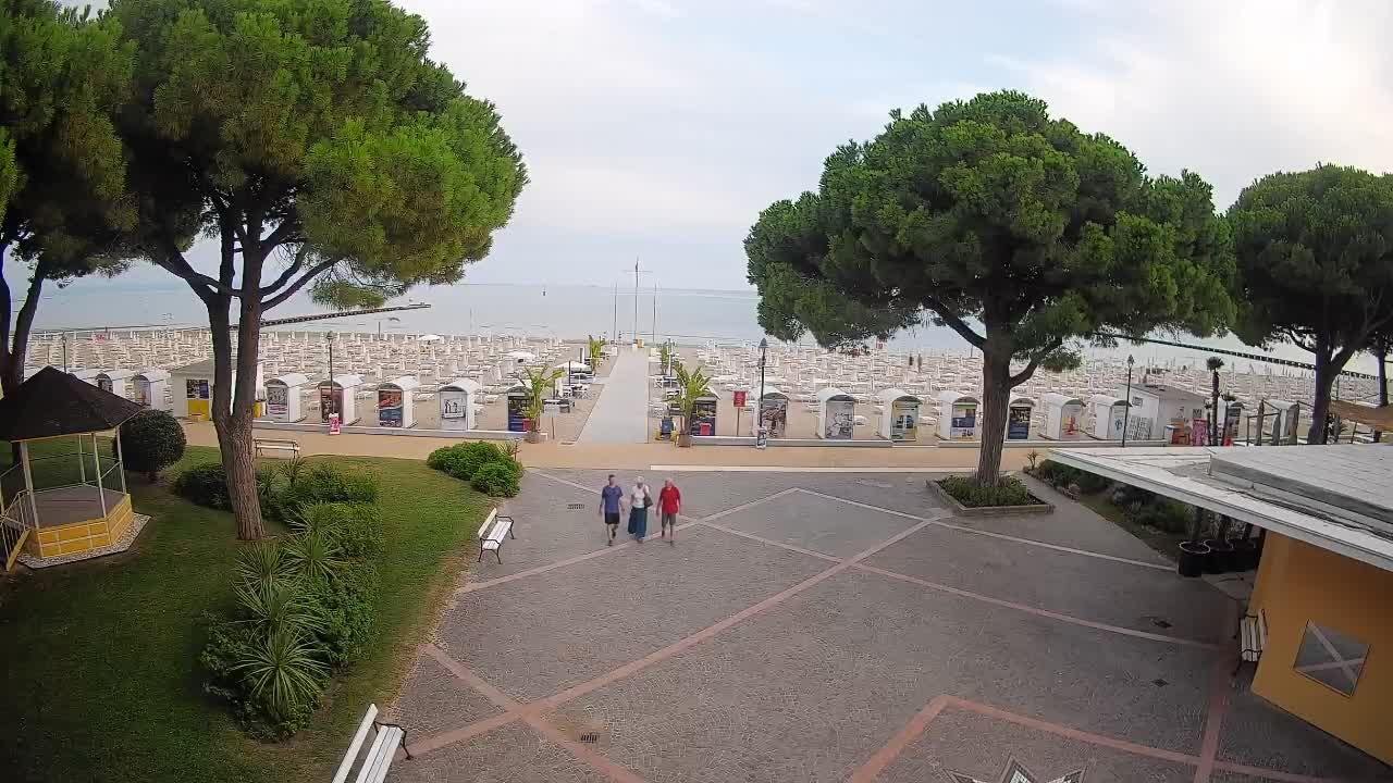 Web kamera Grado – Ulaz na plažu (Lido di Grado)