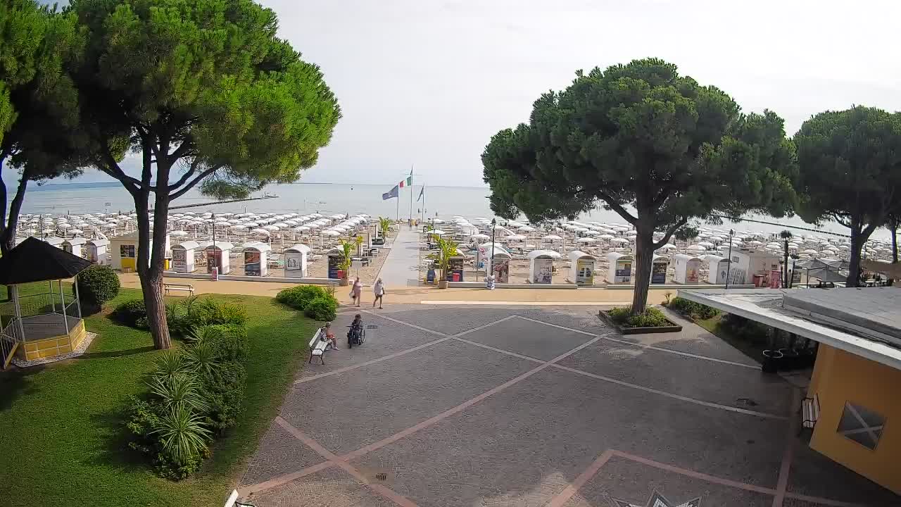 Webcam de Grado – Entrada de la playa (Lido di Grado)