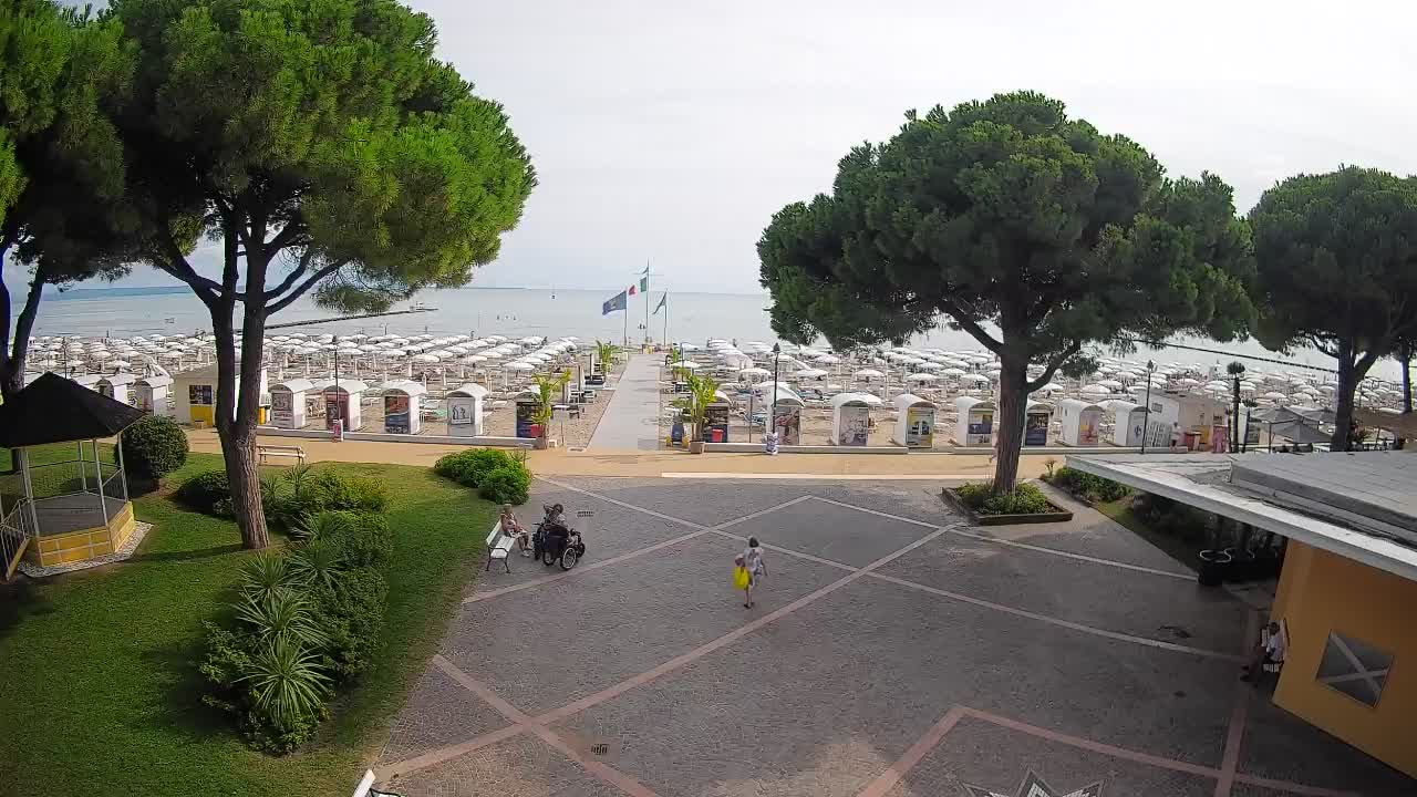 Webcam de Grado – Entrada de la playa (Lido di Grado)