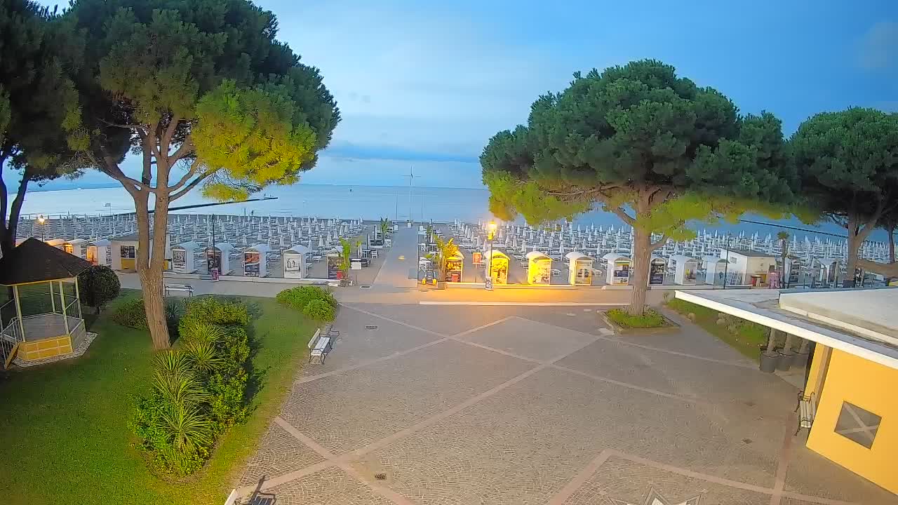 Spletna kamera Gradež (Grado) – Vhod na plažo