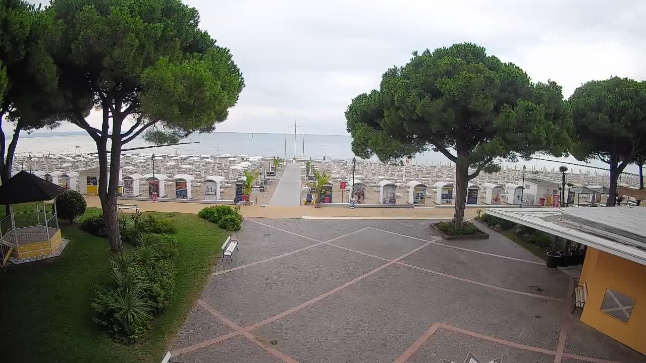 Spletna kamera Gradež (Grado) – Vhod na plažo