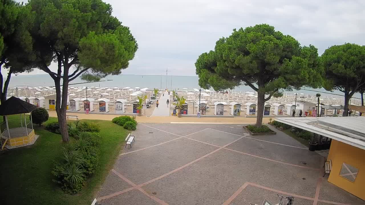 Spletna kamera Gradež (Grado) – Vhod na plažo