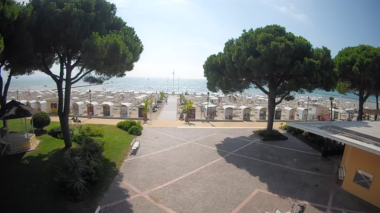 Spletna kamera Gradež (Grado) – Vhod na plažo