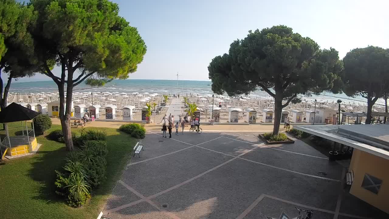Webcam de Grado – Entrada de la playa (Lido di Grado)
