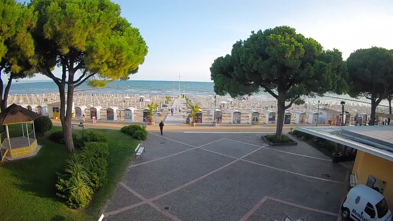 Webcam de Grado – Entrada de la playa (Lido di Grado)