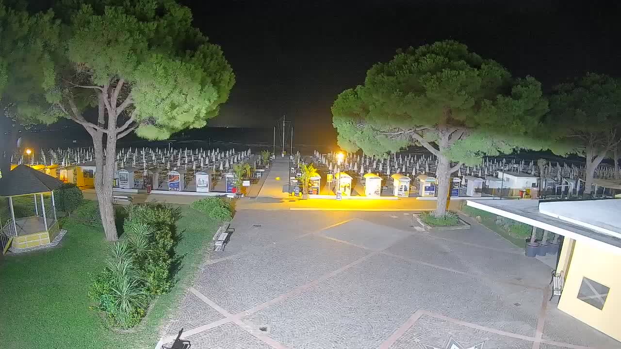 Webcam de Grado – Entrada de la playa (Lido di Grado)