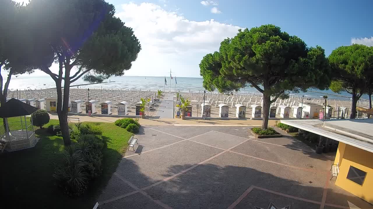 Webcam de Grado – Entrada de la playa (Lido di Grado)